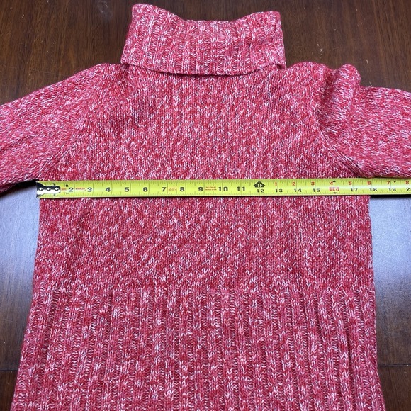 DELiAs Turtleneck Chunky Ribbed Knit Long Sleeve Mohair Blend Large Y2K Sweater - Picture 8 of 9